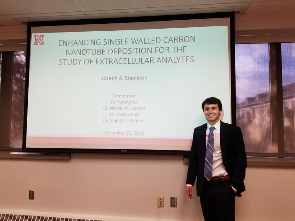 Congratulations to Joey on a successful thesis defense! (November 2019)